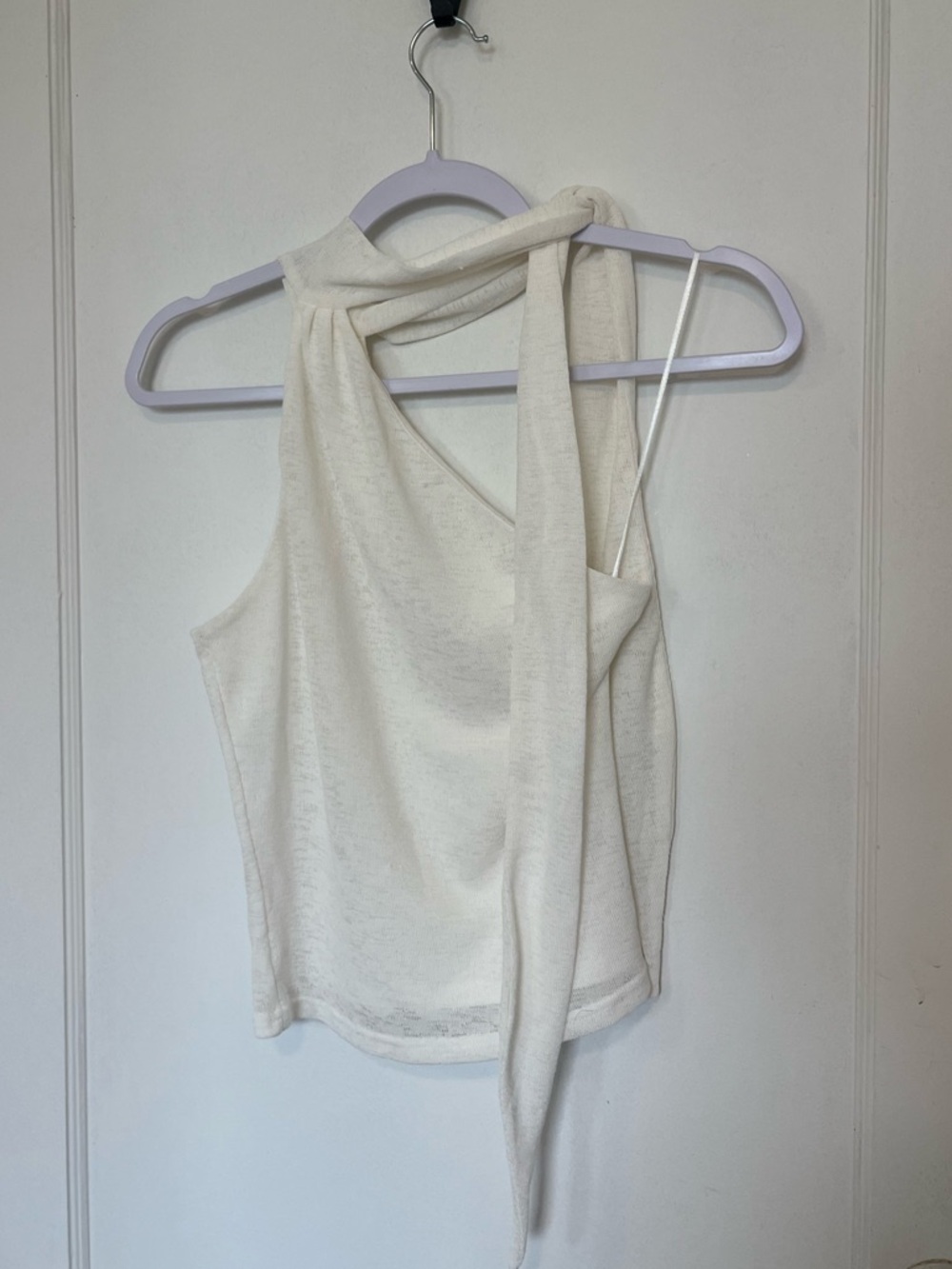 Princess Polly Asymmetric Tie-Neck Top